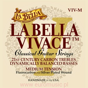 La Bella VIVACE struny Fluorocarbonowe do klasyka MEDIUM TENSION