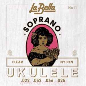 La Bella 11 Struny do UKULELE Sopranowego z nylonu