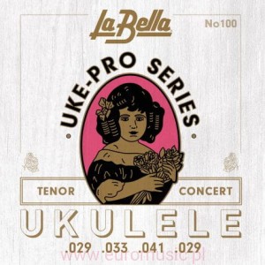 La Bella 100 struny  do UKULELE Concert Tenor UKE-PRO, nylonowe