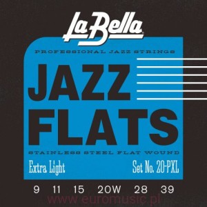 La Bella 20PXL Jazz Flats 09-039 szlify do git.elektrycznej