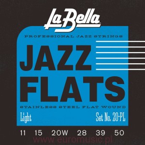 La Bella 20PL Jazz Flats 11-050 struny szlify do git.elektrycznej
