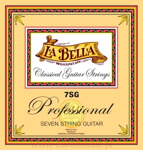 La Bella 7SG 7 strunowy komplet do klasyka seria PROFESIONAL