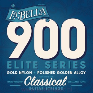 La Bella 900 struny Classic GOLD/GOLD basy polerowane
