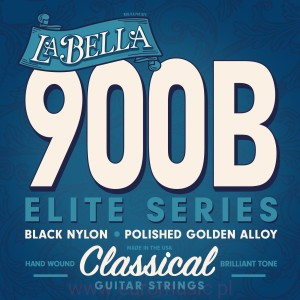 La Bella 900B struny Classic BLACK/GOLD polerowane
