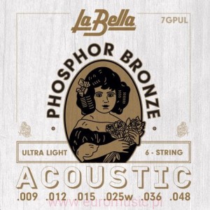 La Bella 7GPUL struny Phosphor Bronze do akustyka 009/048