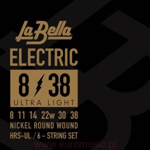La Bella HRS-UL Electric niklowane 008/038