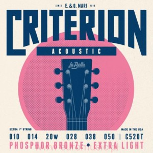 La Bella  520T CRITERION - struny do akustyka Phosphor Bronze 010/050