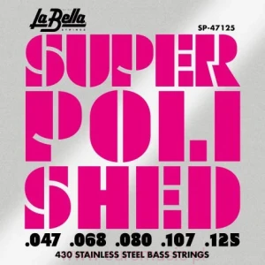 Super Polished - Polerowane struny do Basu 5-ki