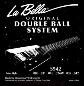 La Bella STEINBERGER® do gitary /wybierz rozmiar/