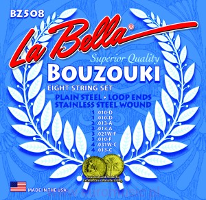 Struny do BOUZOUKI ze stali nierdzewnej
